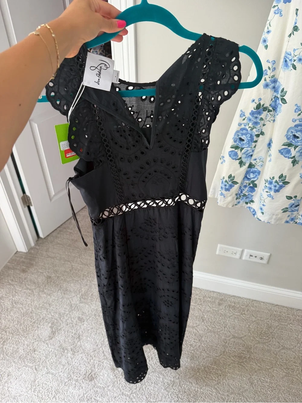 Sam Edelman Black Eyelet Sundress - Picture 3 of 4
